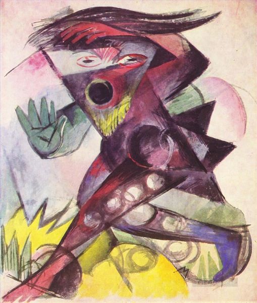 Caliban, Franz Marc, 1914